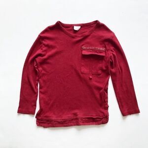 Zara maroon long sleeve top GUC 6Y